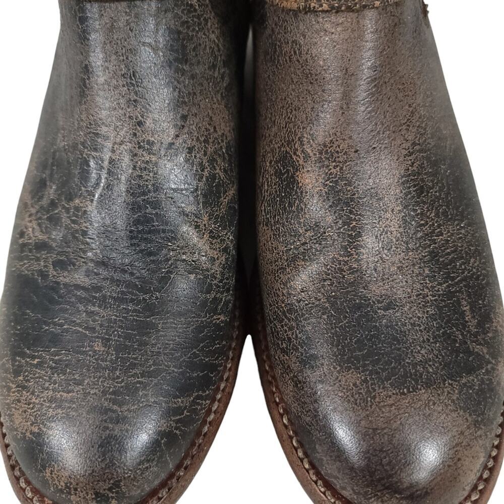 Bed Stu Becca Short Boot Black Lux Coastal Cowgirl Western Boho Ankle Bo… - Picture 7 of 13